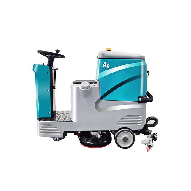 Two-speed Acid Alkali Corrosion Resistant Cleaning Ride on Floor Scrubber