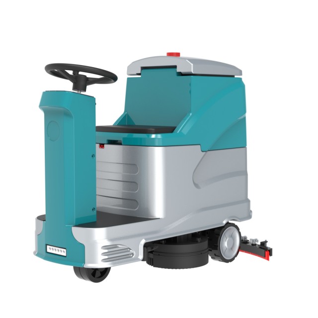 Two-speed Acid Alkali Corrosion Resistant Cleaning Ride on Floor Scrubber