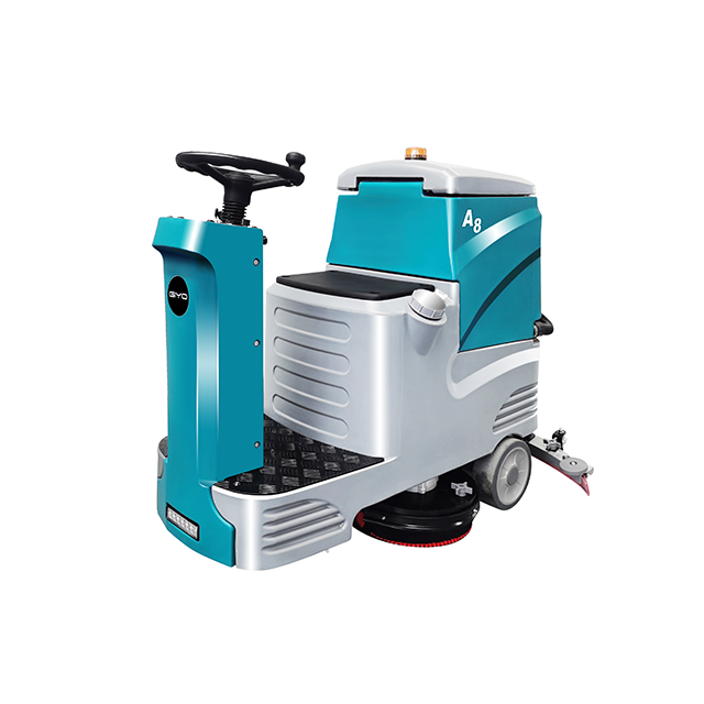 Two-speed Acid Alkali Corrosion Resistant Cleaning Ride on Floor Scrubber