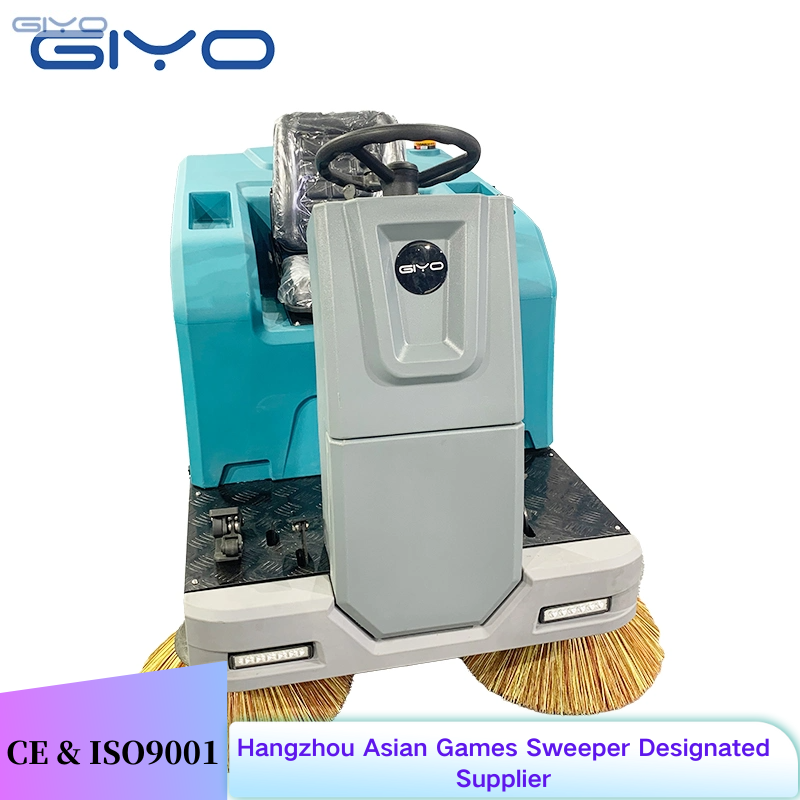 S1400 Double Brush Electric Ride-on Industrial Floor Sweeper