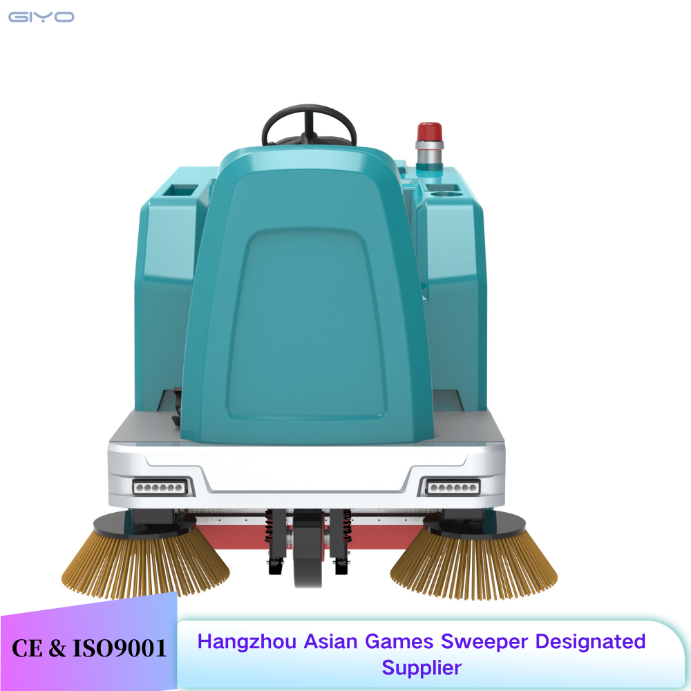 S1600R Intelligent Ride On Street Floor Sweeper With Roof