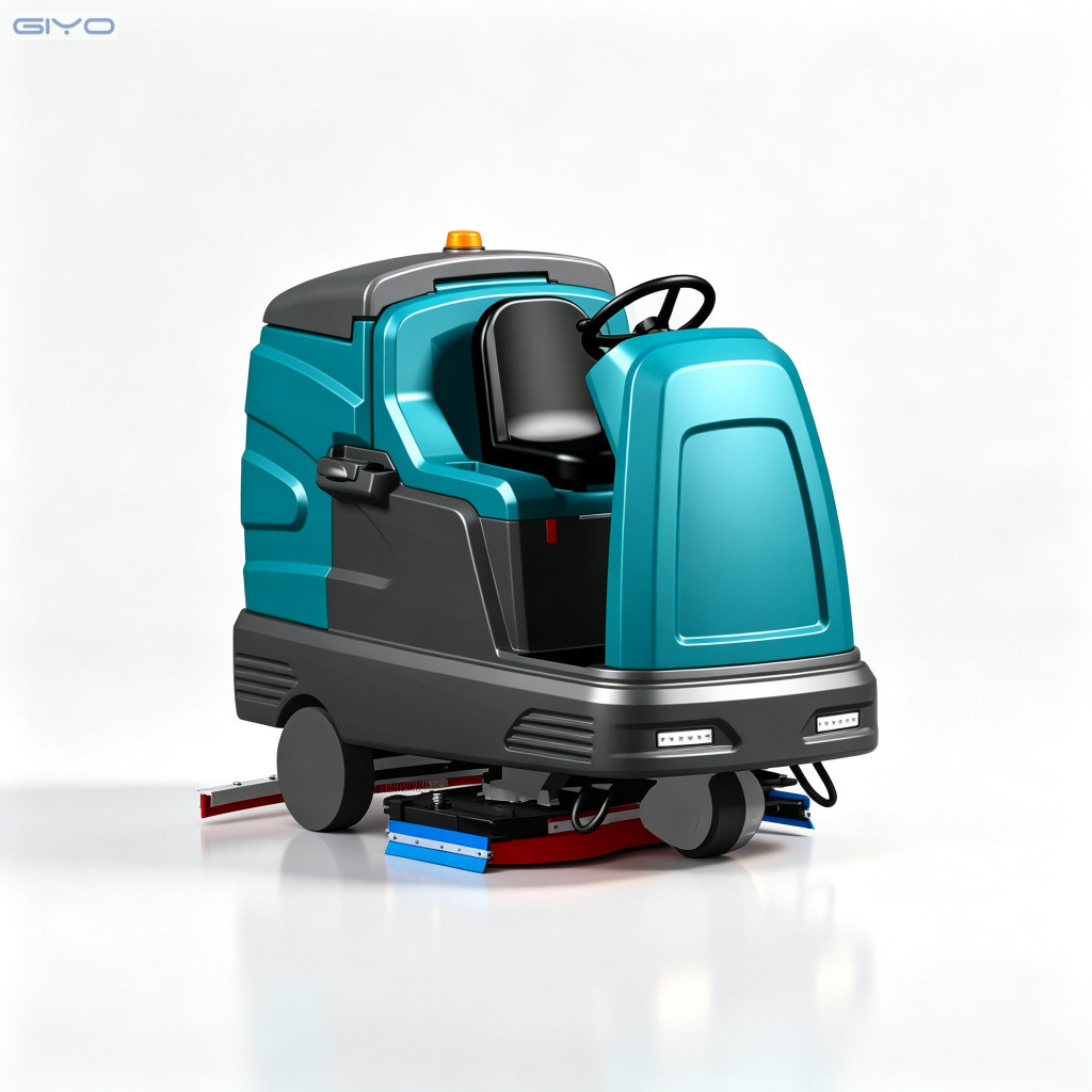 X12 Dual Brush Automatic Ride On Floor Scrubber 