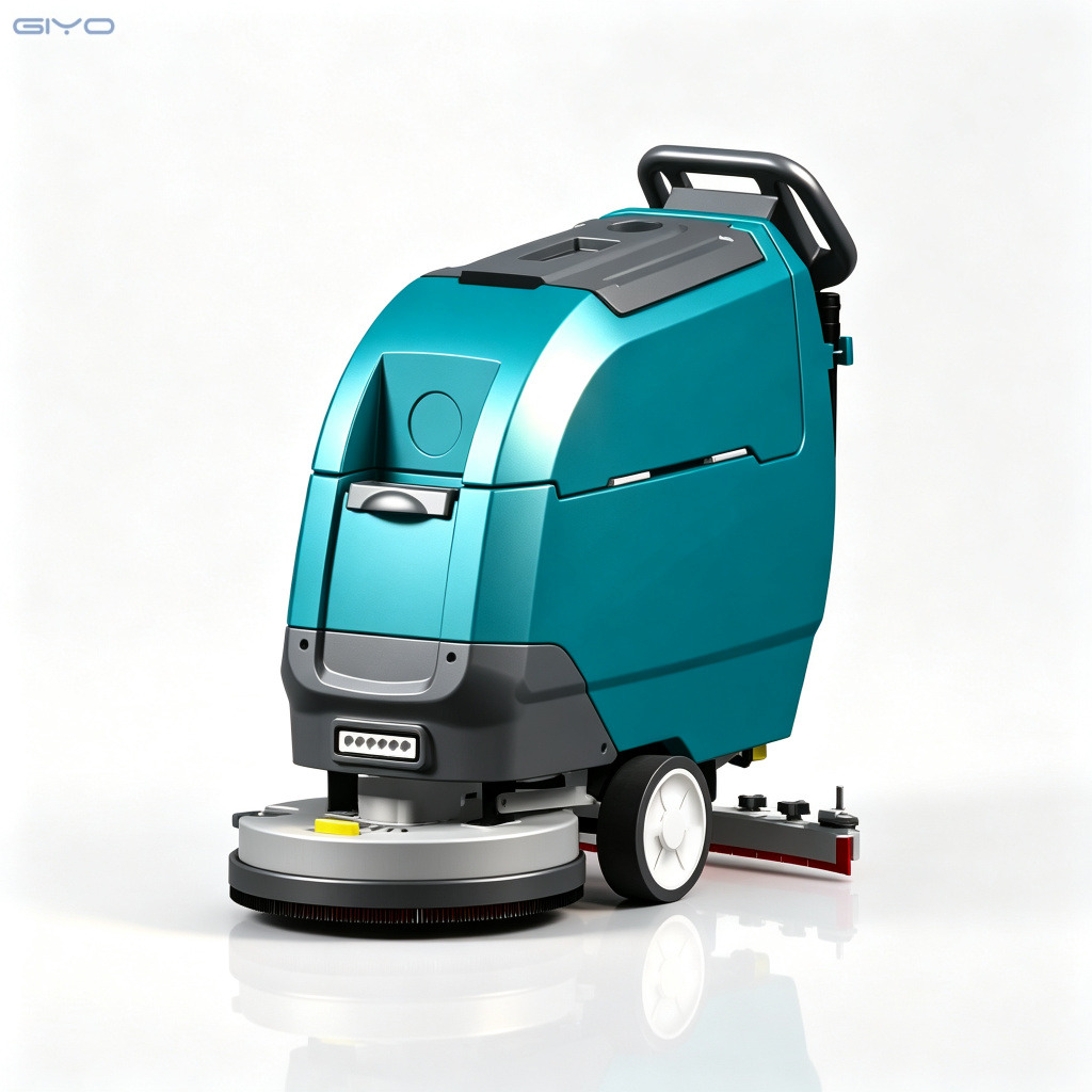 X7 Commercial No Drive Hand Push Floor Scrubber
